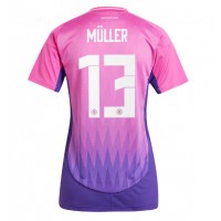 Germany Thomas Muller #13 Replica Away Shirt Ladies Euro 2024 Short Sleeve